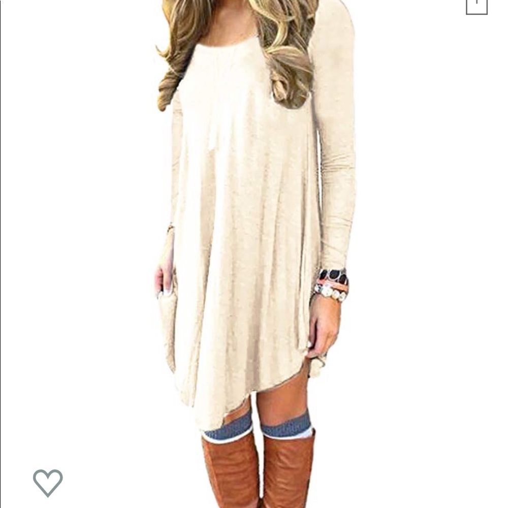 Long sleeve T-shirt dress